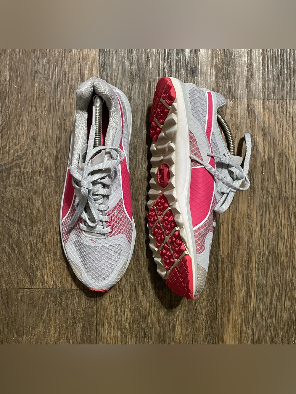 PUMA Faas Golf Shoes – Women’s Size 7.5 – Gray/Pink